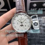 Swiss Grade Copy Patek Philippe Complications SS Watch - Low Price